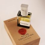 تصویر عطر پولساتیلا کلار 50 میل روی جعبه کلکسیون KELAR – مناسب بانوان با رایحه گلی، مرکباتی و پاستیلی