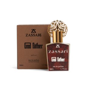 عطر یونیسکس ZASSARI Godfather با رایحه چوبی، چرمی و ادویهای