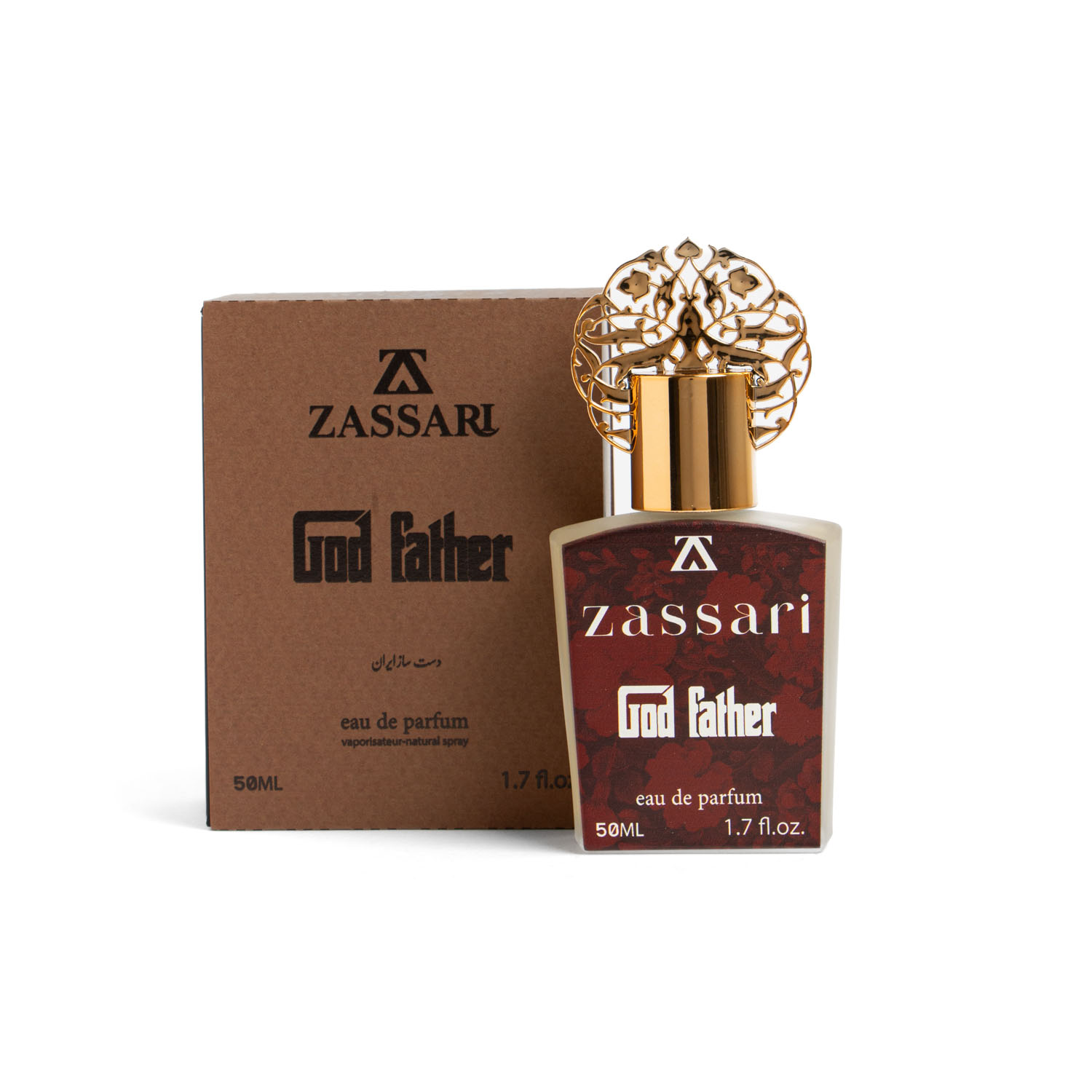 عطر یونیسکس ZASSARI Godfather با رایحه چوبی، چرمی و ادویه‌ای