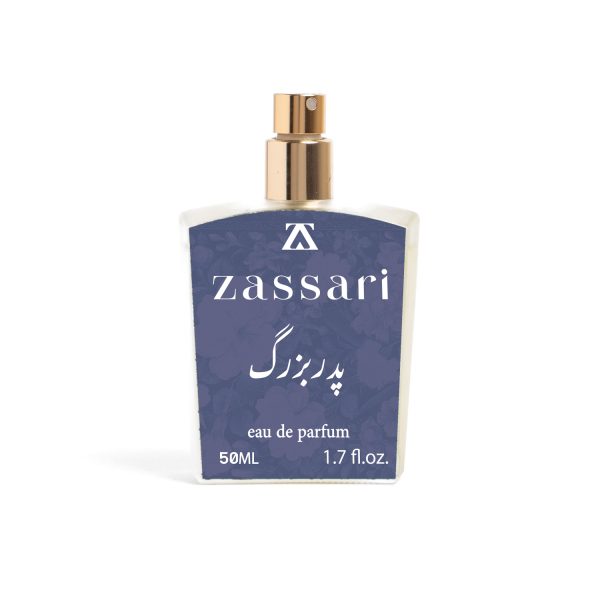 عطر پدربزرگ ضاصاری ZASSARI با رایحه خنک، گل‌فام، میوه‌ای و مشک‌افشان مناسب بانوان و آقایان